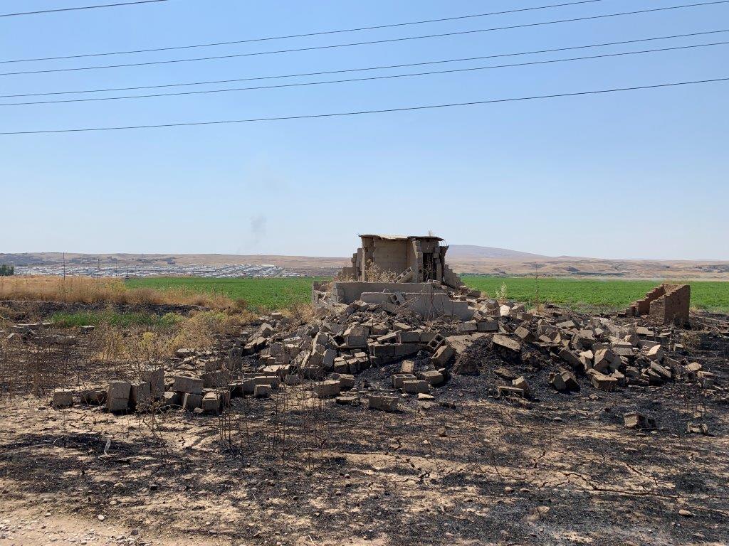  مدمر قرب الحمدانية شرق الموصل