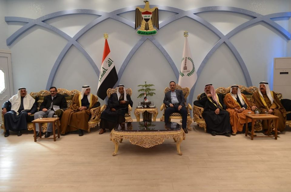 الجبوري مع وجهاء تلعفر