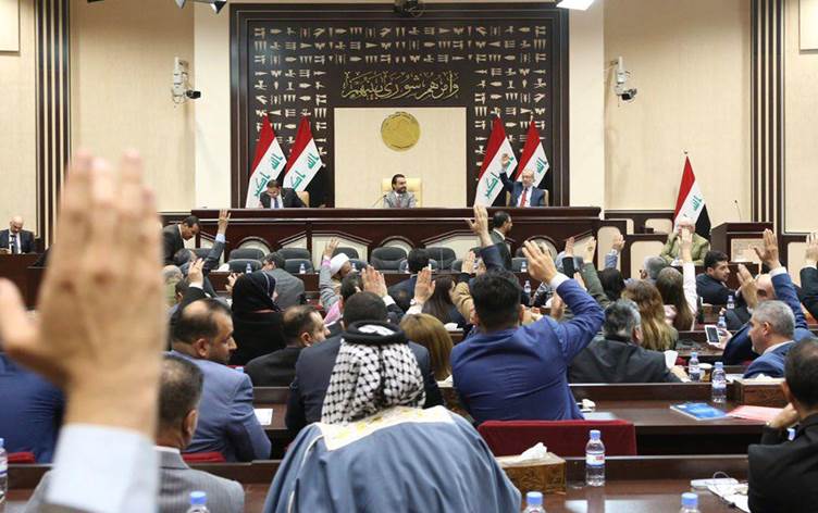 Iraqi parliament session in 2020. Photo by Iraqi parliament media.-1