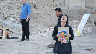 A theatre performance amid the ruins of Mosul