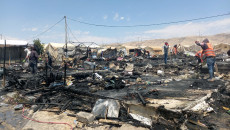 Concrete houses to replace tents burnt by fire in Sharia IDP Camp
