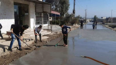 Main road of Kaka'i village in Nineveh paved