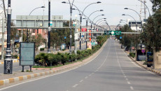 Kirkuk streets deserted under Covid-19 variant lockdown