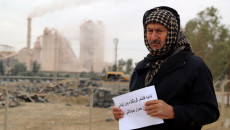 Protest against polluting cement factory in Kirkuk