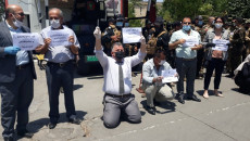 Kirkuk teachers demonstrate in support of arrested colleague