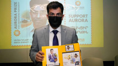 Picture of Ezidi doctor put on stamp in Armenia