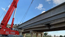 Reconstruction of Altun Kupri bridge linking Kirkuk-Erbil roads is ongoing