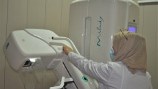 Kilise, erken teşhis için mamografi makinesi bağışladı