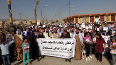 Protestors in Shingal demand having a say