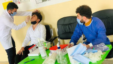 Students of Sinjar seek Covid vaccine