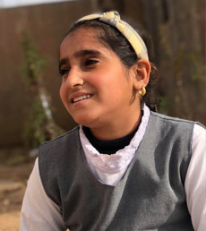 Arab IDP girl top student at Kurdish school