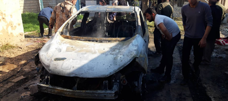 احتراق خمسة مواطنين بقصف لطائرات تركية في سنجار