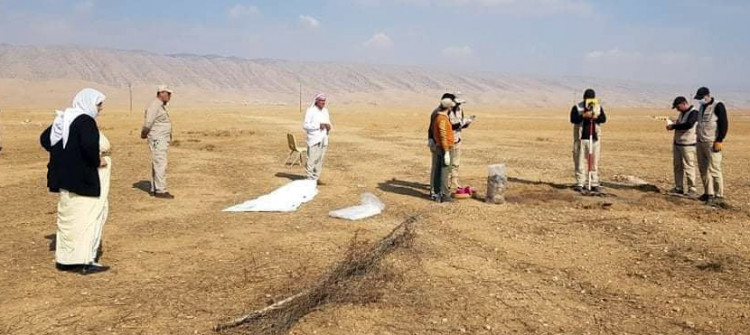 Remains of seven members of family exhumed from Shingal mass grave