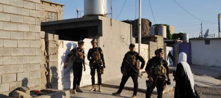 Security forces conduct house to house searches across Kirkuk neighborhoods