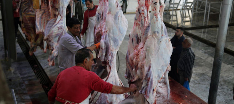 Kerkük'te günde 18 ton et tüketiliyor