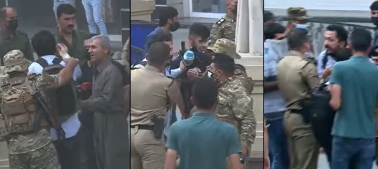 Security forces discriminate journalists covering Erbil fire