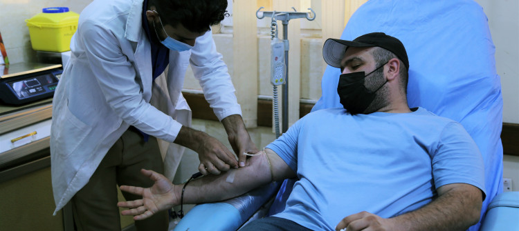 Kirkuk needs 125 pints of blood a day