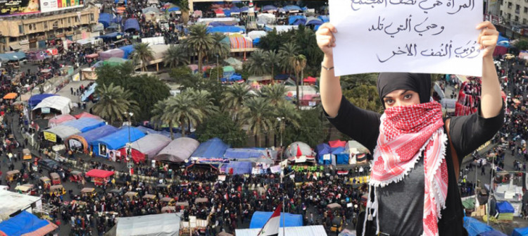 Iraqi women lose their role in the new government with only holding a minister