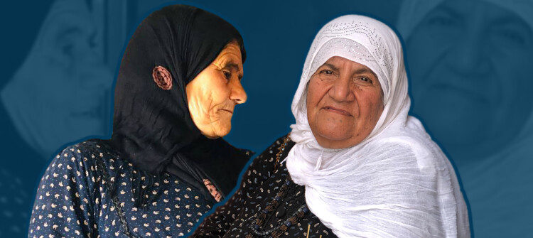 دایە ئـامینە و میمكە خـاوەر.. بەری رەنجی شانی خۆیان دەخۆن