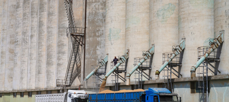 Makhmur Silo Insufficient to Store Wheat of Farmers