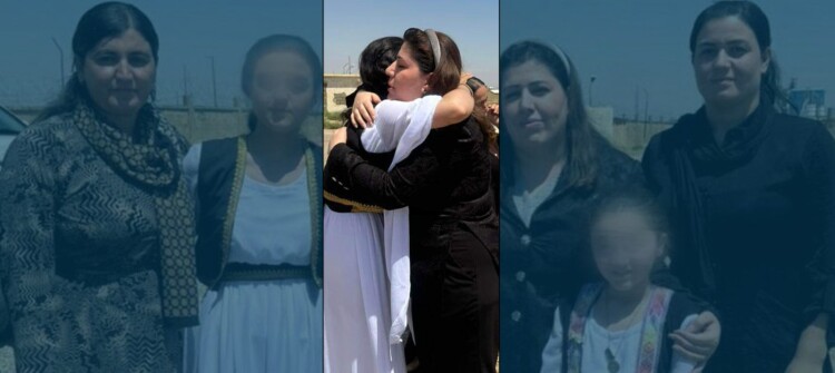 10 yıllık hasret bitti:2 Ezidi ailesine kavuştu