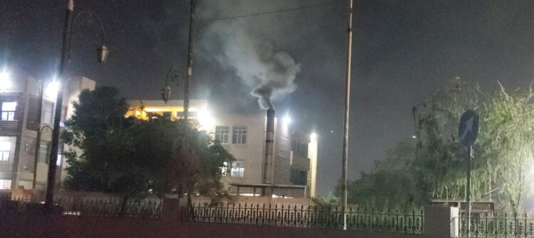 شۆرجە لە نێو دوكەڵی شێرپەنجەدا<br>مەحرەقەكەی سەنتەری شێرپەنجە چەند گەڕەكێكی كەركوكی هەراسان كردووە