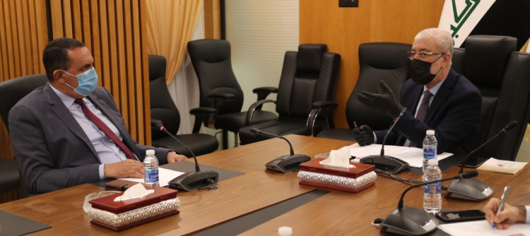 Kirkuk officials met with MPs and Parliament's second deputy speaker