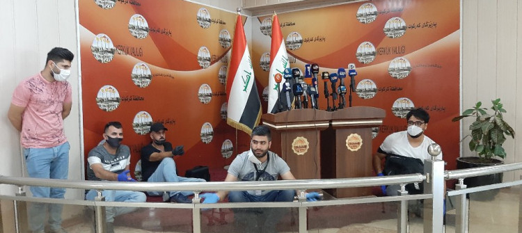 Kerkük’te gazeteciler, basın toplantısını protesto etti