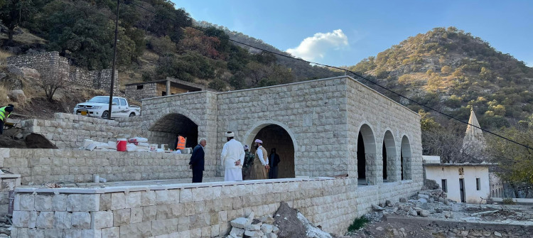 Third phase of rebuilding Lalish Temple funded by Baghdad and Erbil