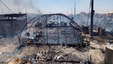 22 tents of IDP camp burnt, no casualties