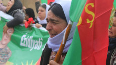 People of Sinjar demonstrate against Turkish airstrikes