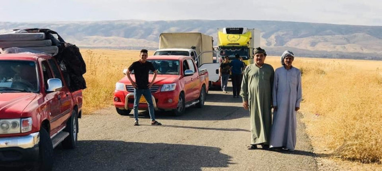بعد التهديدات التي أطلقها الرئيس التركي..<br>مئات العوائل في سنجار تطلب العودة الى المخيمات