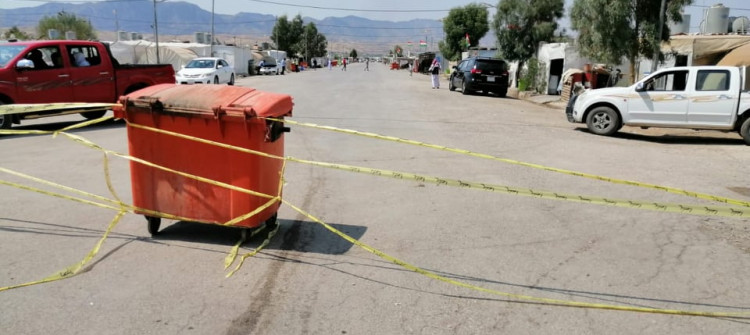 كورونا يصل مخيمات النازحين..<br> عزل احدى المخيمات في دهوك بصورة مؤقتة