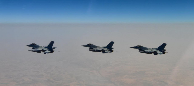 Air-ground operations against ISIS in the disputed territories