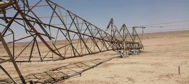 177 transmission towers targeted in 5 weeks