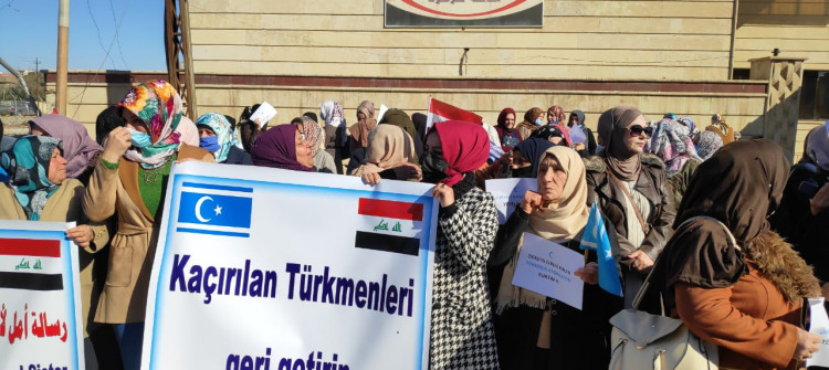 Turkmen women call to uncover fate of 1300 missing Turkmen abducted by ISIS