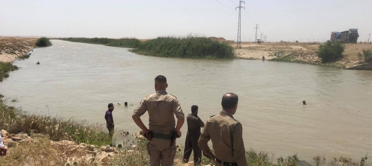 دوو خوشك لە پڕۆژەی ئاوی تازە خنكان