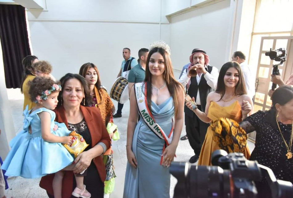 Miss Iraq 2021 is back to her hometown