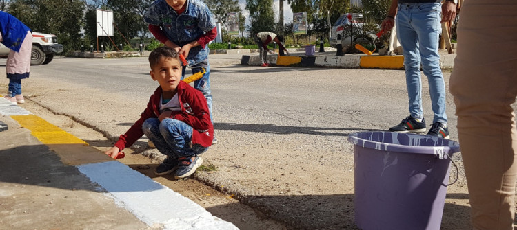 Telafer'in çocukları ve kadınları şehirlerini süslüyor ve sosyal uyum mesajını gönderiyorlar