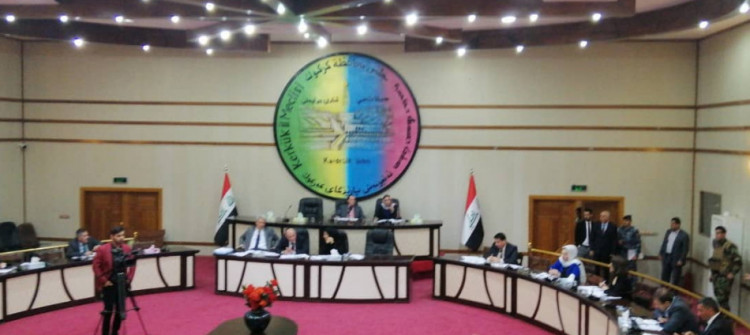 After an 18-month-long halt <br> Kirkuk provincial council meeting resumes