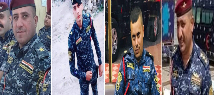 مقتل اربعة ضباط في الشرطة الاتحادية بكركوك